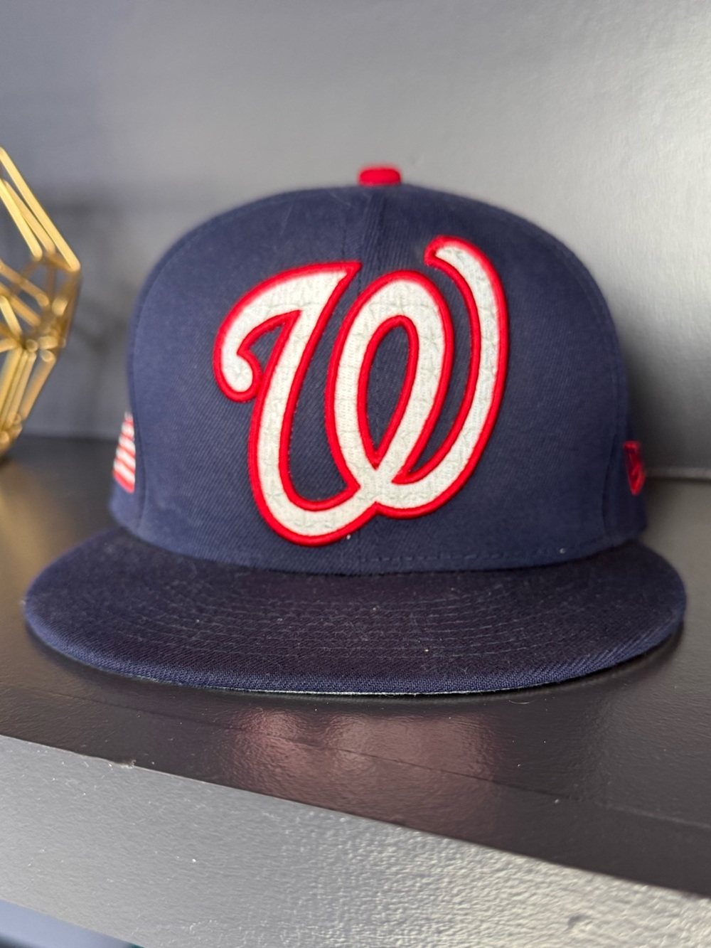 New Era Navy Washington Nationals Fitted Cap 7 3/8